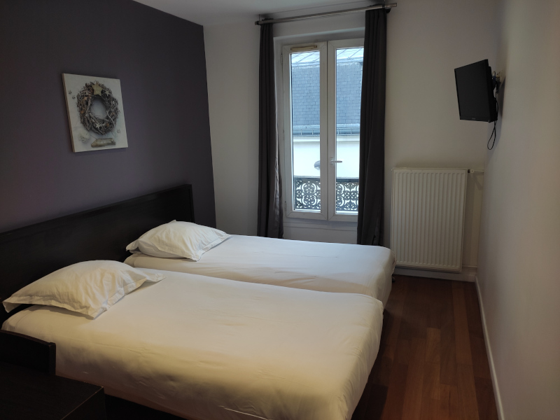 Luxelthe Hôtel : Chambre avec lits séparés